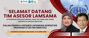$Asesmen Lapangan Akreditasi Program Studi Matematika